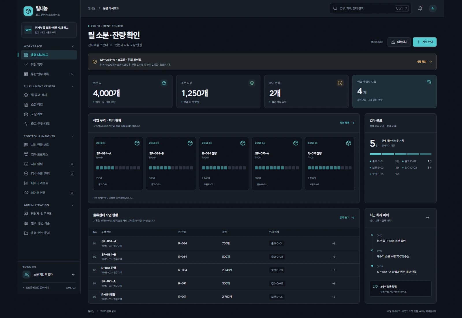 전자부품 재고·피킹 솔루션