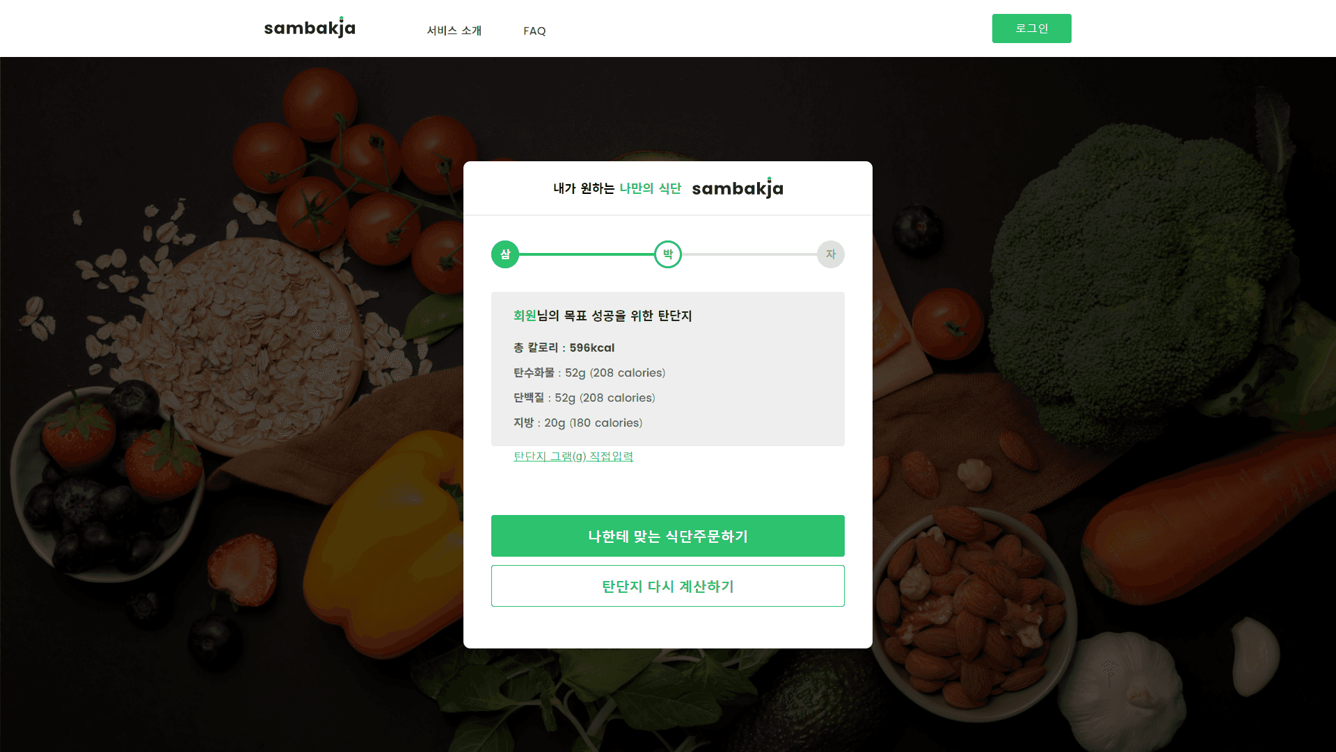 Visual Nutrition Analytics Dashboard